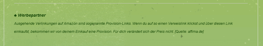 Shortcode Affiliate Werbehinweis - BDFG-Chemnitz - Beispiel